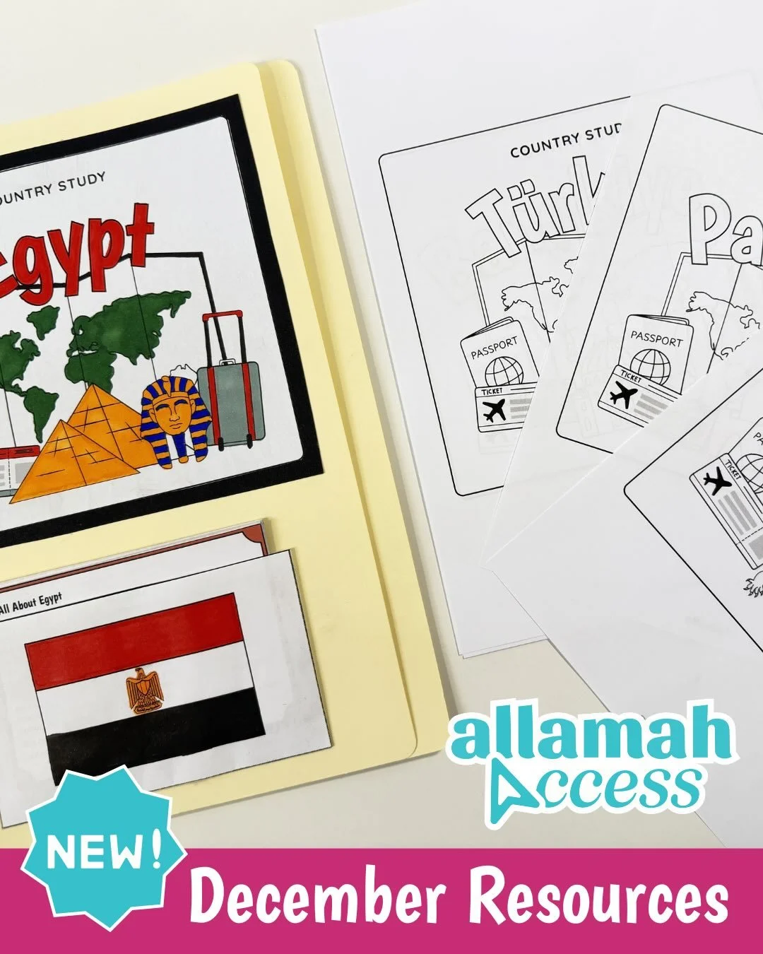 Not only does Allamah Access include over 1,000 resources, but we continue to add more every single month ✨

Years ago, I created a Turkiye and South Africa lapbook, which is still available for free on our website. Ever since then, I&rsquo;ve had th