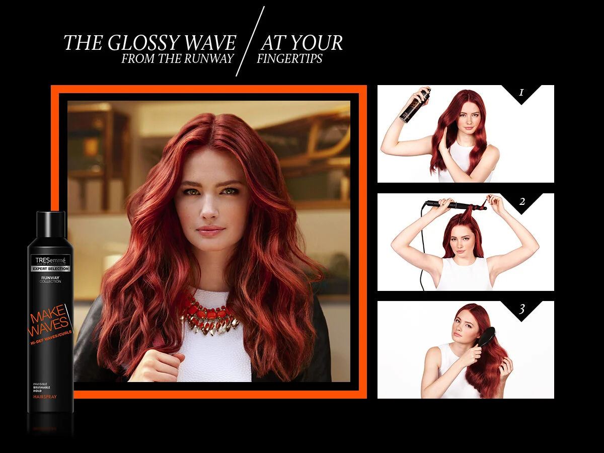 How-to content we created for the 'From the Runway' Campaign.  