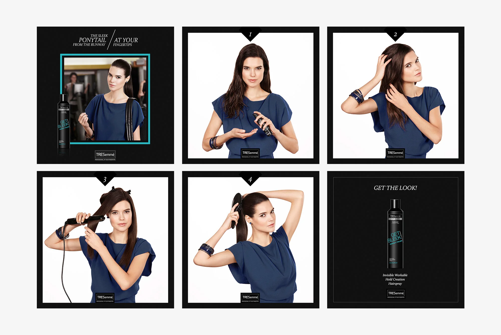 How-to content we created for the 'From the Runway' Campaign. 
