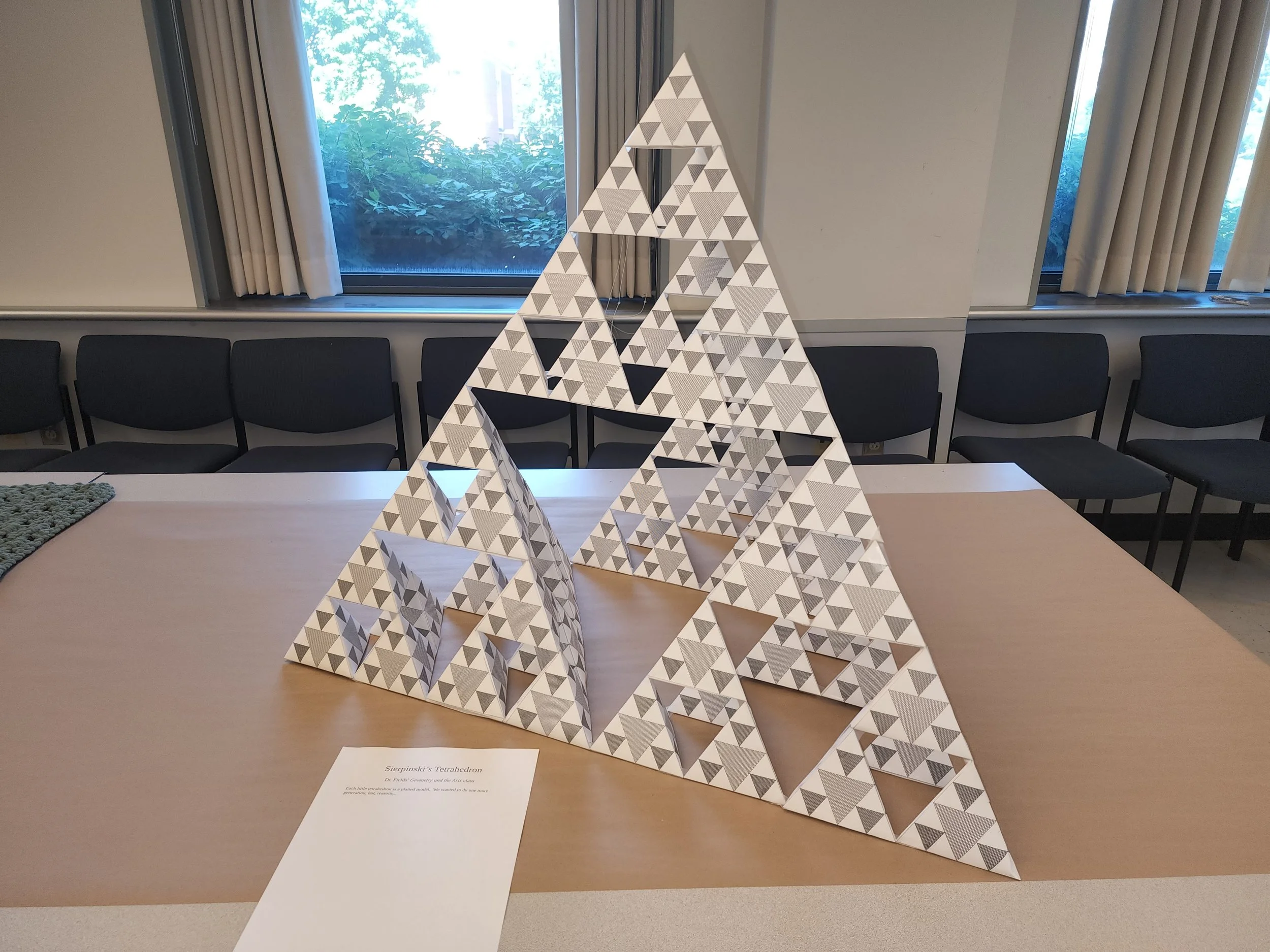 A rather large Sierpinski tetrahedron.