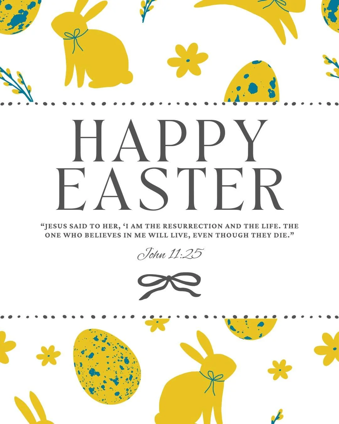🌸✝️ &ldquo;Jesus said to her, 'I am the resurrection and the life. The one who believes in me will live, even though they die.&rdquo; &ndash; John 11:25
Celebrating the promise of eternal life and the unending love of Jesus this Easter. May your hea