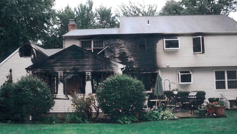 Family home burned