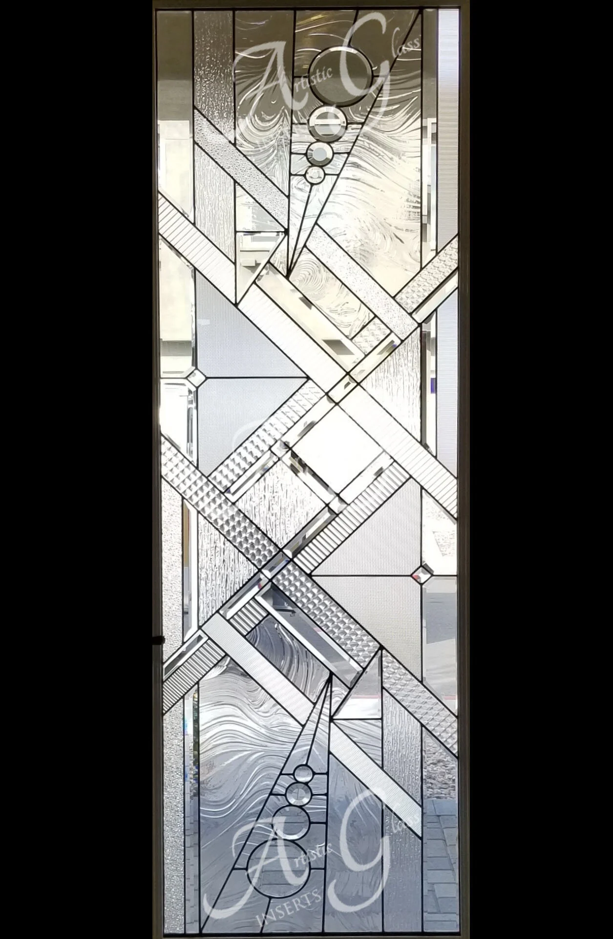Interlocking Glass Inserts Artistic Glass Inserts