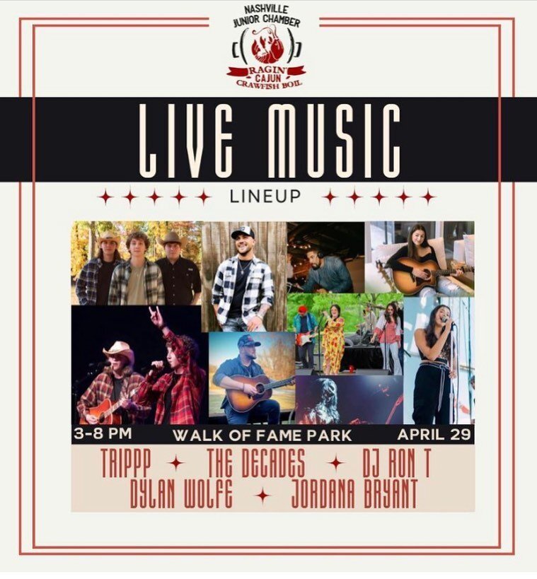 Fun one coming up this Saturday @ragincajunboil 
Set starts at 4:30 - gonna be a great time!