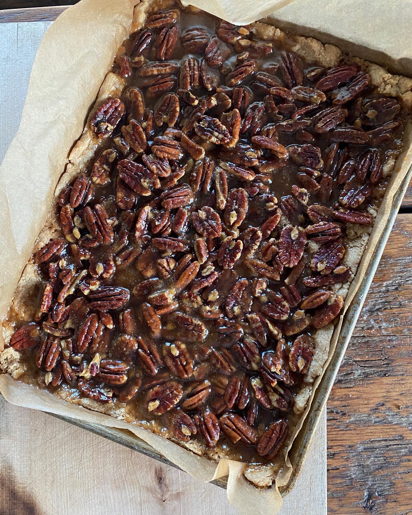 Have you tried our caramelized honey pecan bars? Made with honey from our besties at @bulkleyvalleyhoney . Yum! Find them in the freezer at @naturespantrysmithers