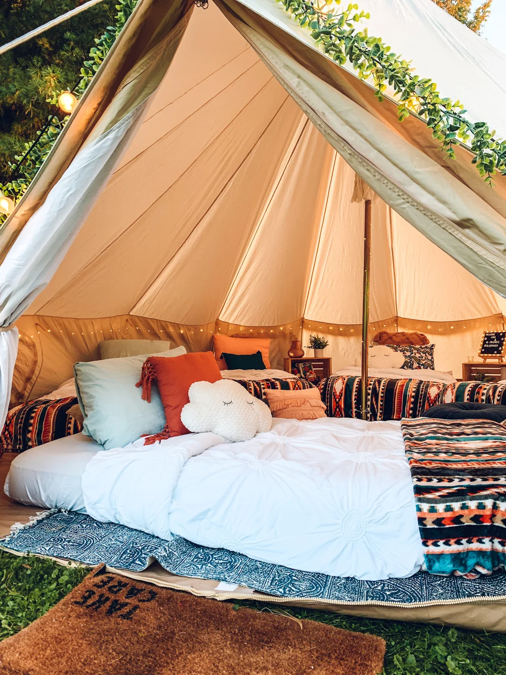 Backyard Glamping Parties — Honeybee Tents and Events