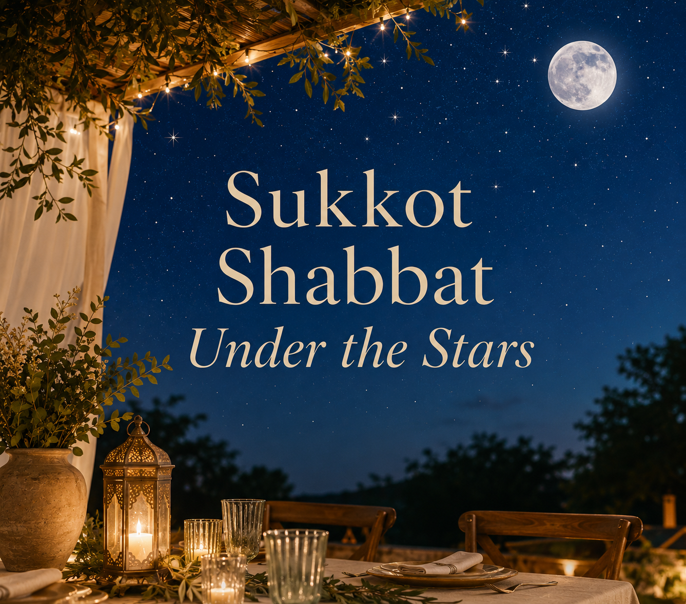 Sukkot Shabbat Under the Stars