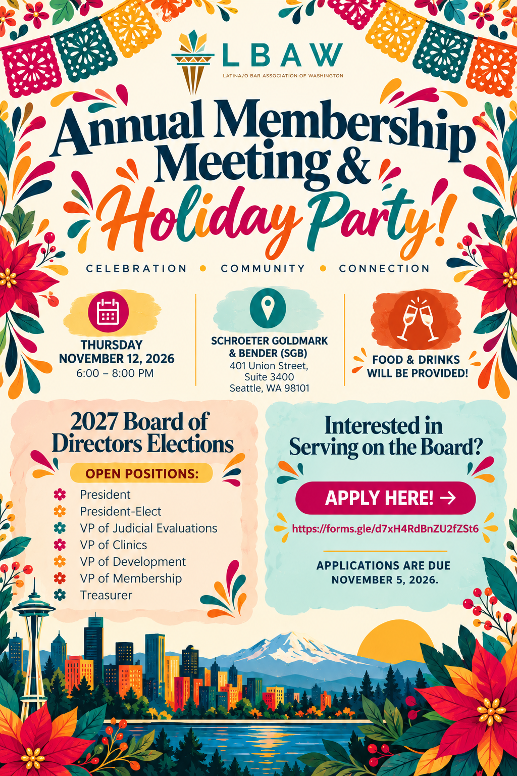 Annual Membership Meeting + Holiday Party