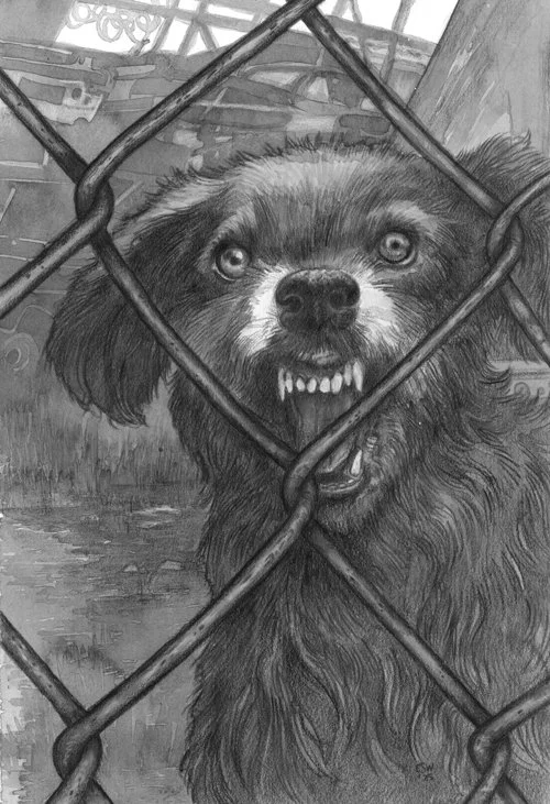 CHOPPER / Acrylic and pencil on board / Indy Editions