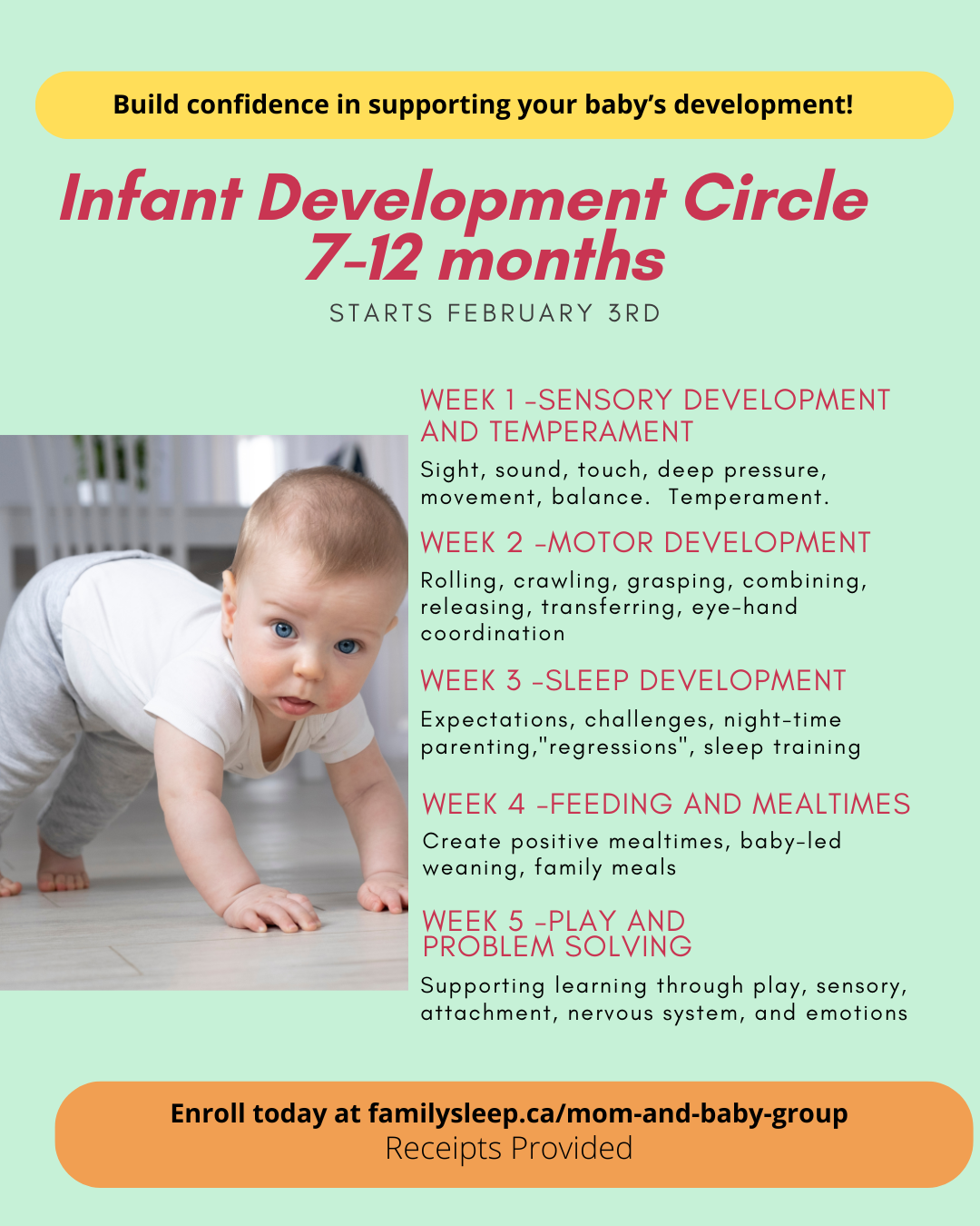 Mom &amp; Baby Group    (7-12 months)