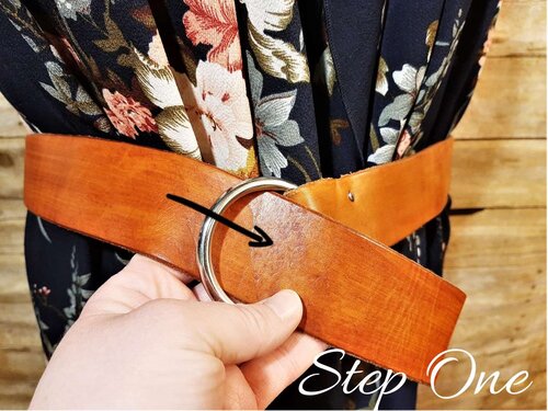 verjaardag distillatie Smeren How to Use an O-Ring Belt and Style It — Sweet Pea Leather