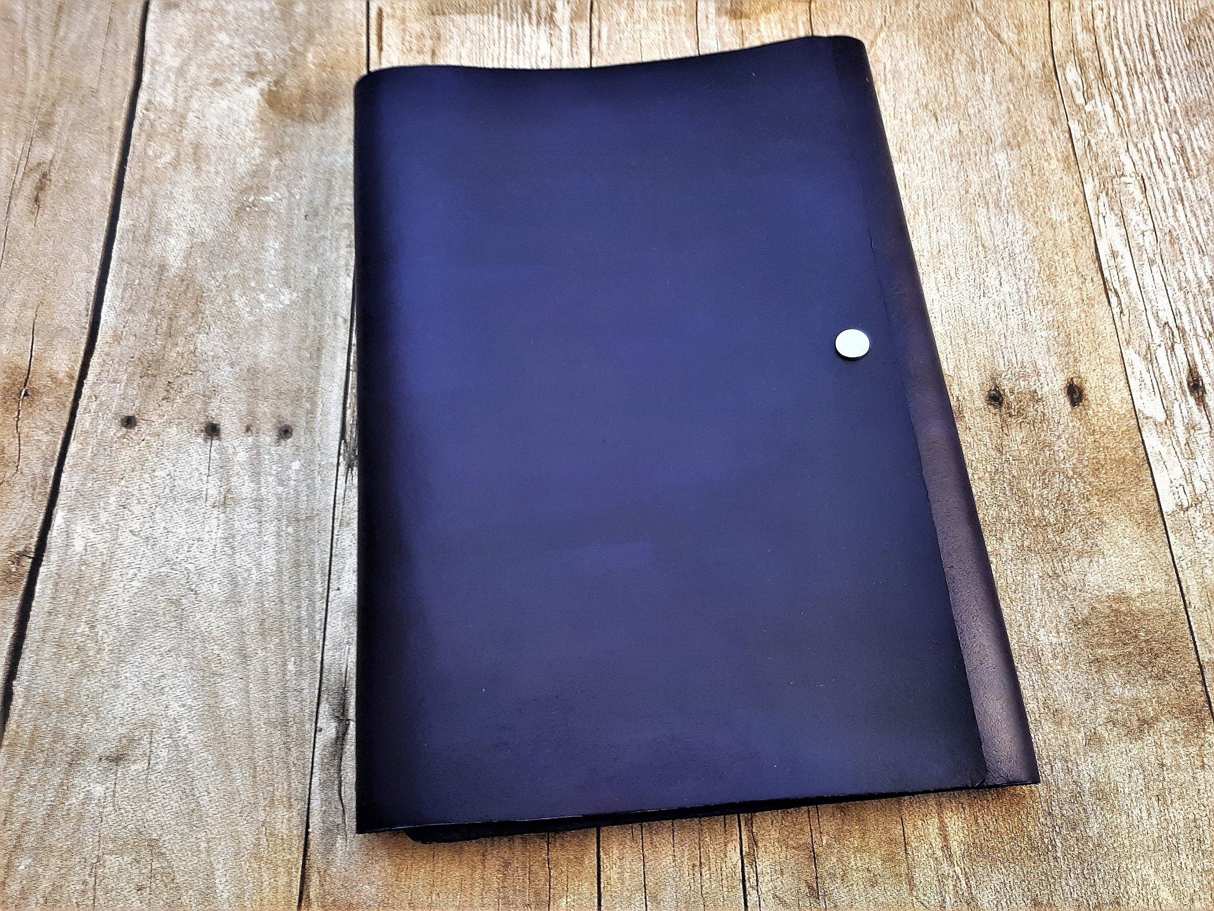 Leather Notebook Cover - A4 Journal Refill - Refillable Bullet Journal - Leather Portfolio - Lined Traveler's Journal - Professional Office