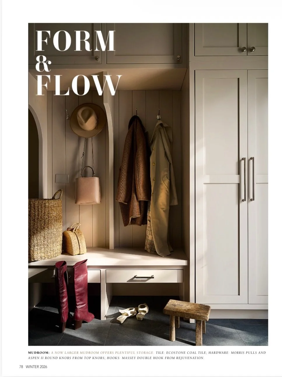 Honored to see our Hinsdale renovation project featured in @aspiredesignandhome this month. This project was a true collaboration and a reflection of our passion for thoughtful, elevated design. Grateful to our incredible clients and partners who hel