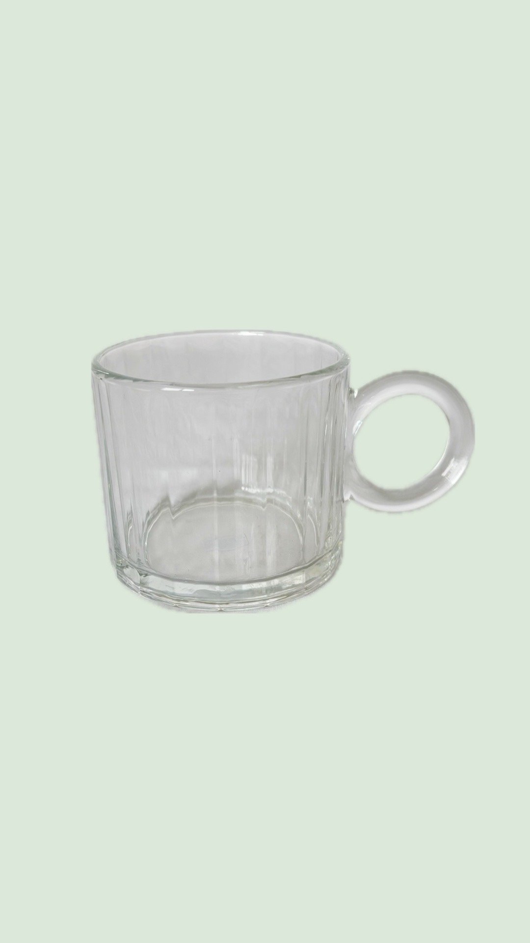 Tasse transparente - 15$