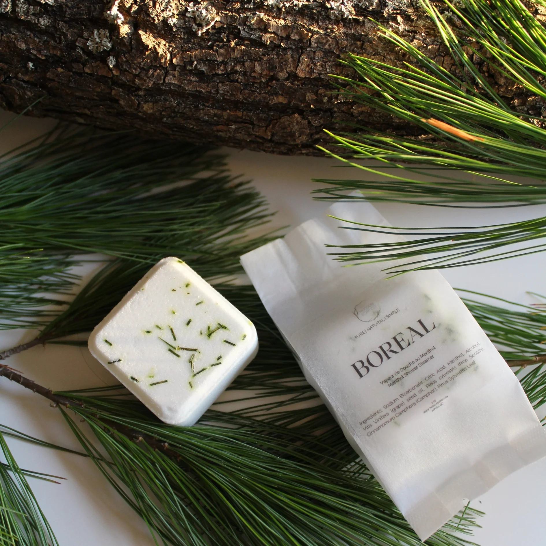 Bombe de douche aux huiles essentielles - 6$