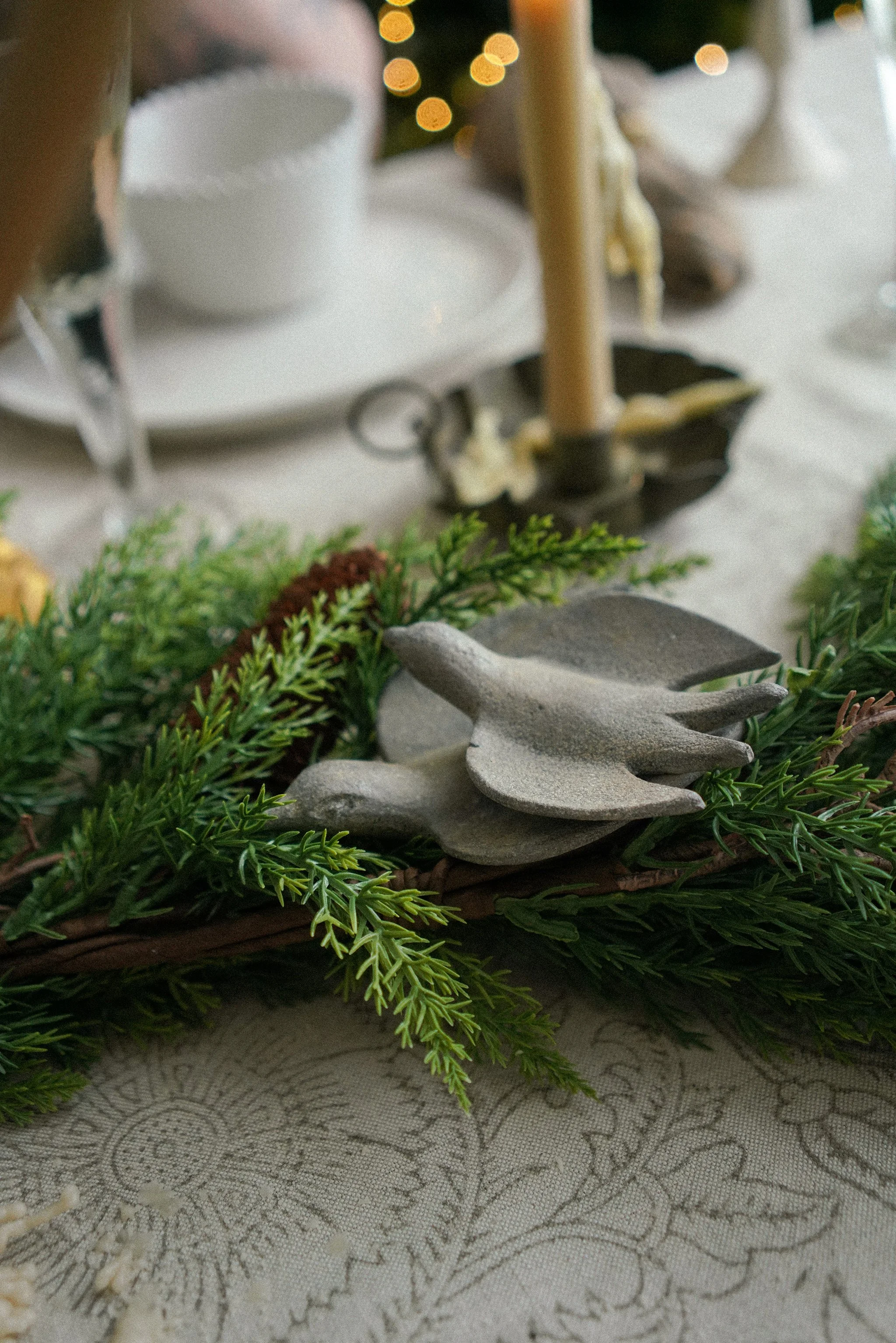 Oiseau porte-bonheur en métal - 14$