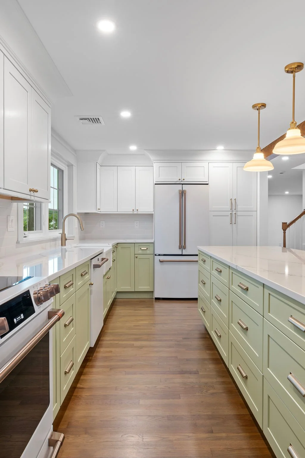 Transitional Farmhouse Kitchen Remodel by Eagle Hill Homes project photo