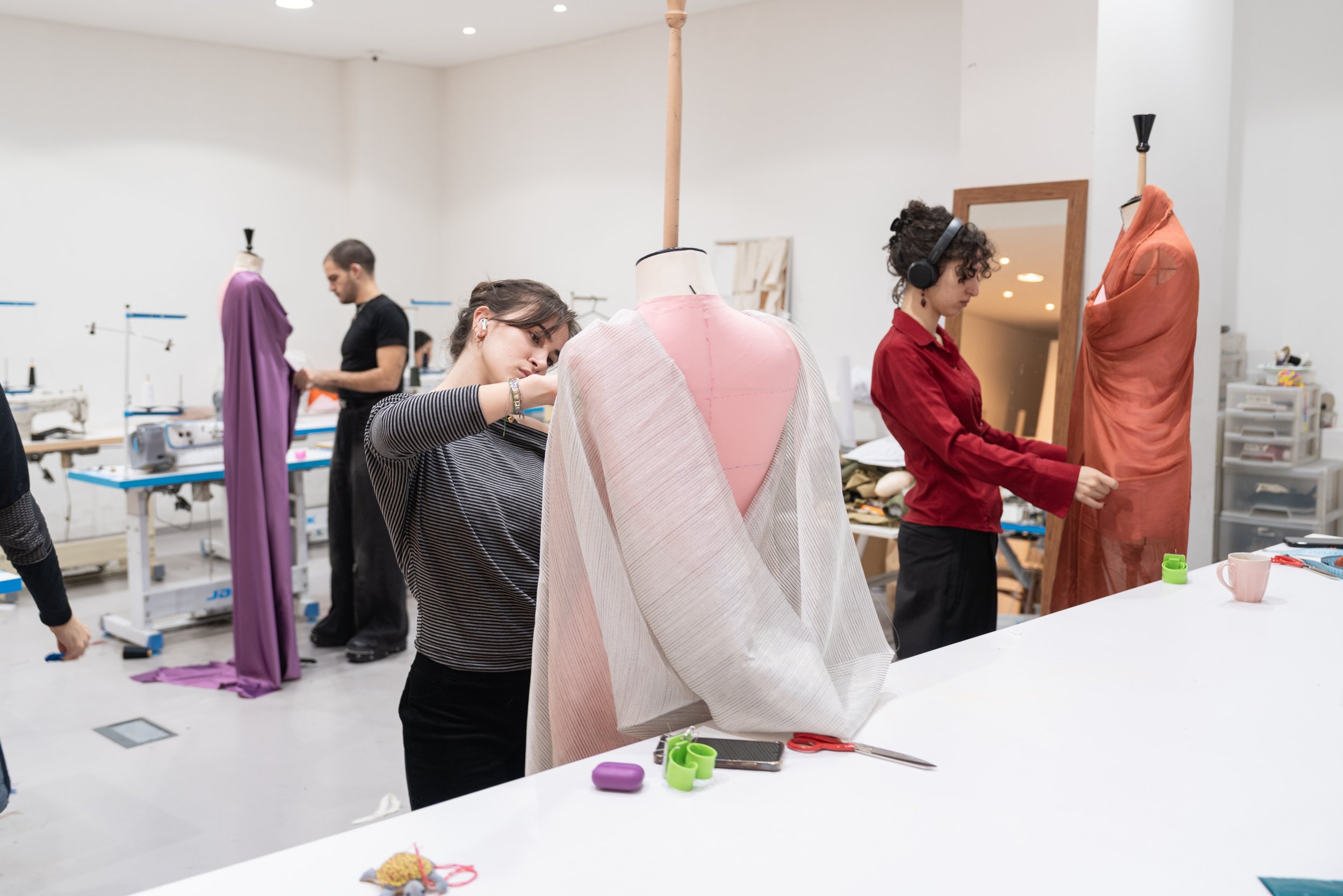 Creative Draping, Instructor Amir Al Kasm, Group-1.JPG