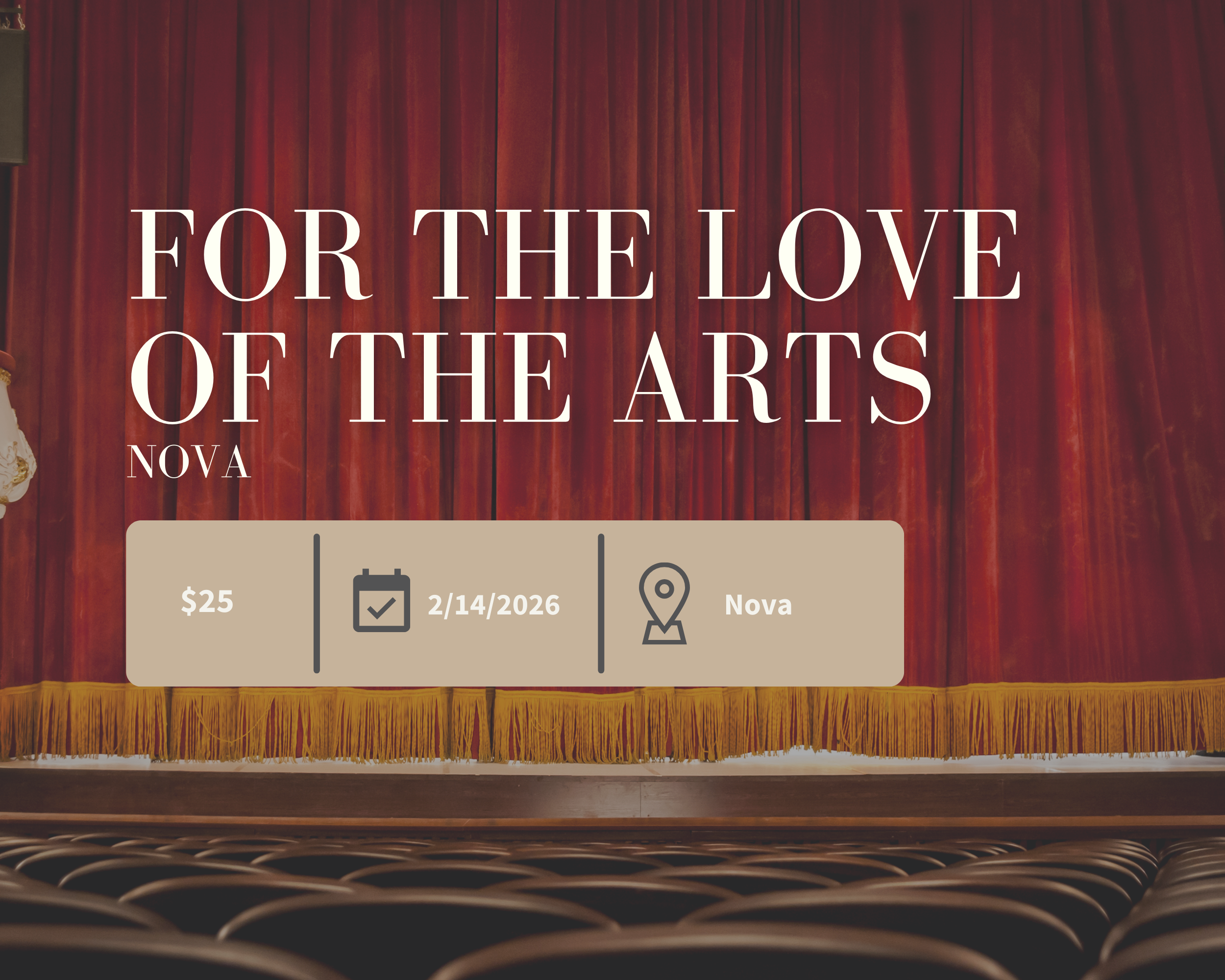 For the Love of the Arts