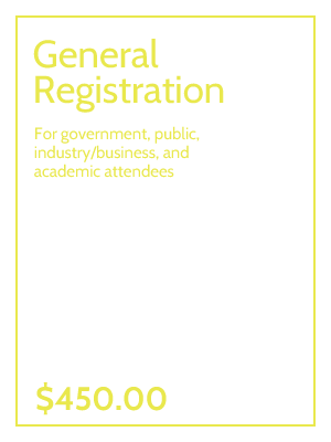 General Registration $450.00