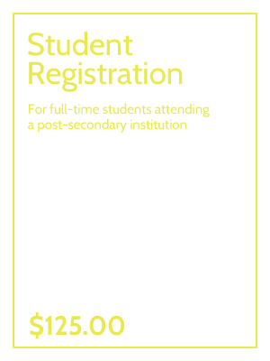Student Registration $125.00