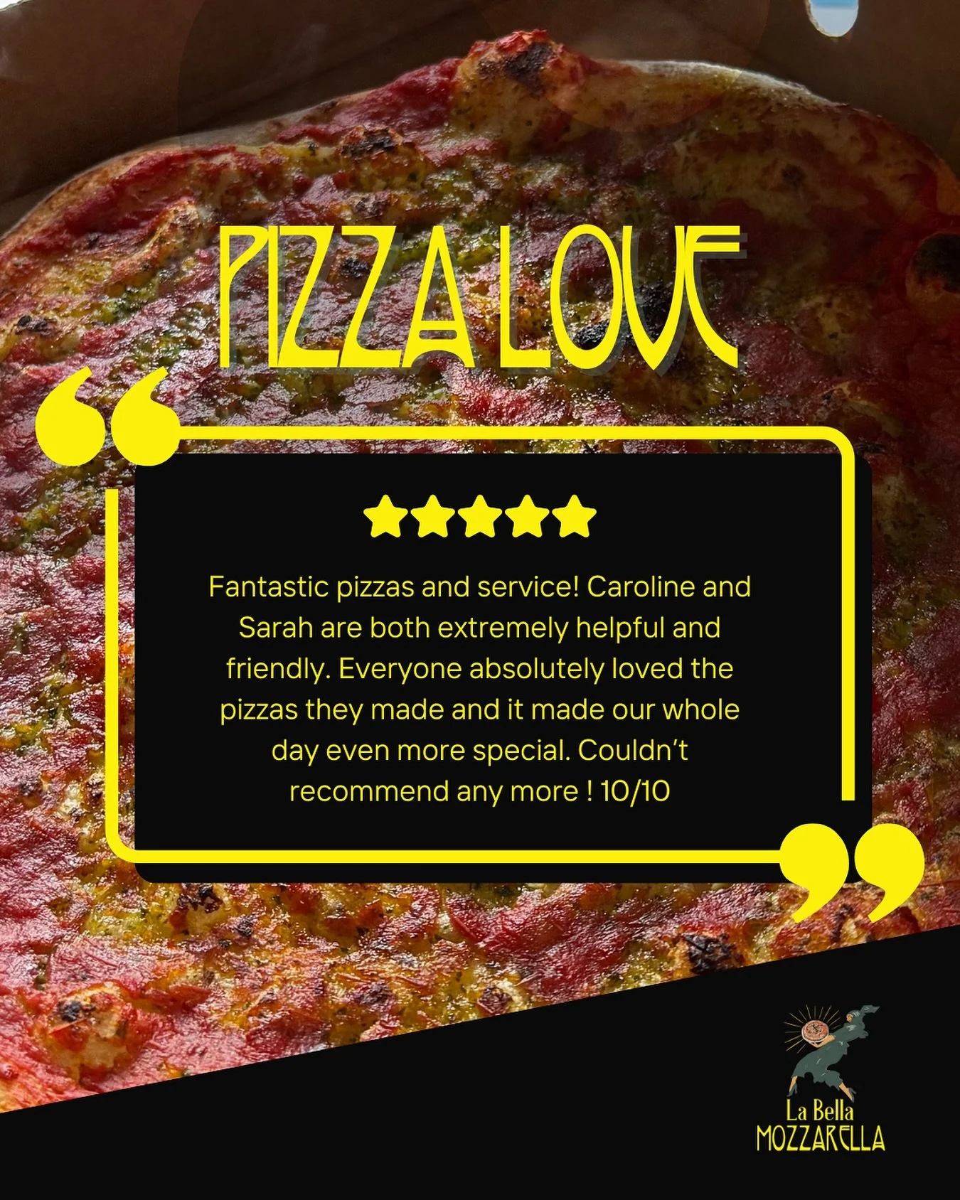 We’re feeling the love! π₯° Thank you to our amazing customers for the wonderful feedback — it means the world to us. 
We are ready to serve up your favourite delicious wood-fired pizzas with a side of smiles this week!
π Catch us here: