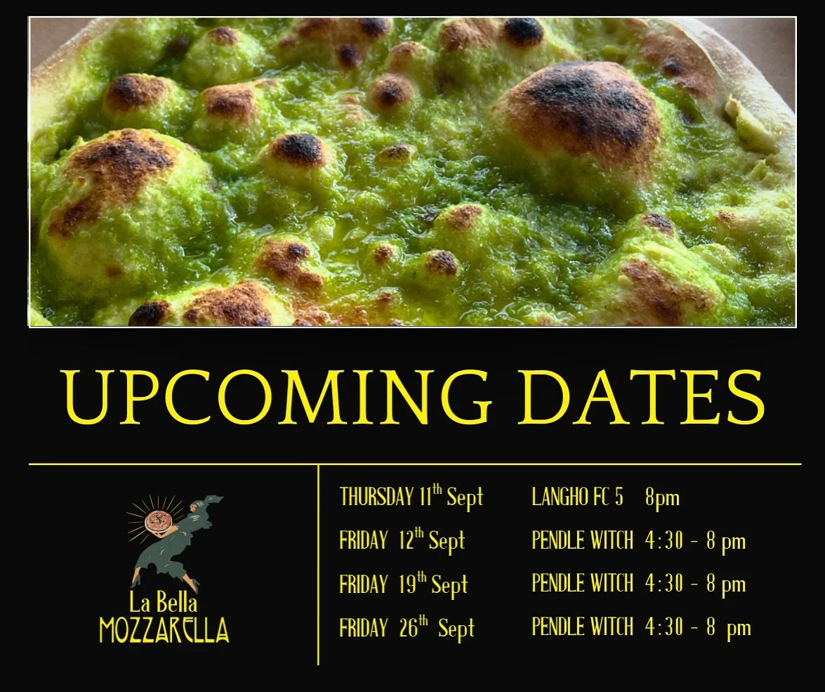 π
 A quick update on our upcoming openings! π
We’ve got a packed few weeks ahead, and while we’ll be firing up the oven as often as we can, there are a couple of dates when we won’t* be at Langho FC due to other commitments.
πΌ C