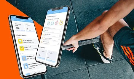 Person using a smartphone with a to-do list app open, showing tasks and checkmarks, on a tiled floor.