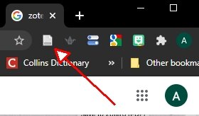 zotero chrome bottom