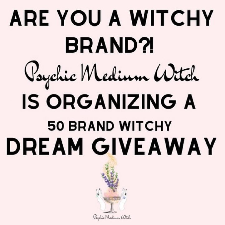 Are you a witchy brand?? 🧙🏼&zwj;♀️

Do you sell witchy products or services?? 🔮🃏✨

Do you have a spiritual business? 🧘🏻&zwj;♀️💫✨

Comment 🔮 and I&rsquo;ll send you all the info for my witchy brand Dream Giveaway!!! ⬇️

I&rsquo;m organizing th