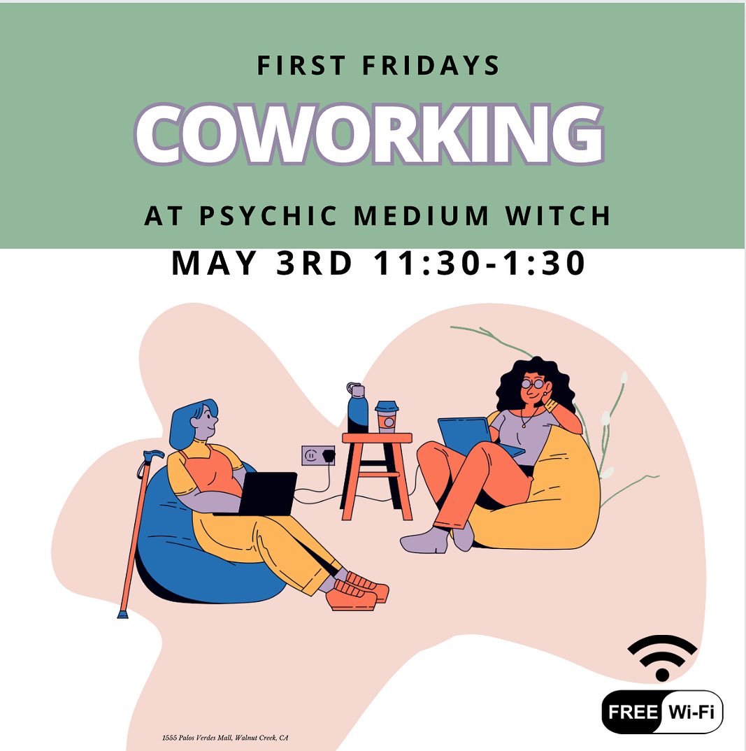 Join us this Friday for our first Friday coworking session.

Bring your laptop, favorite, beverage and connect to our WIFI and get some work done in our shop.

We host this free coworking every first Friday of the month!

#bayareabusinessowner #bayar