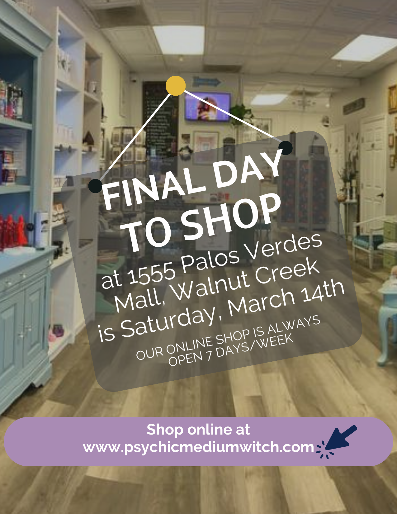 Final Day to Shop in Store