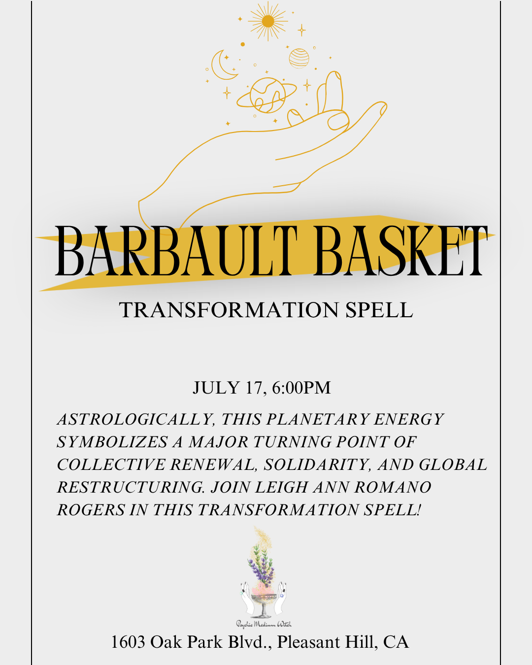 Barbault Basket Transformation Spell&nbsp;
