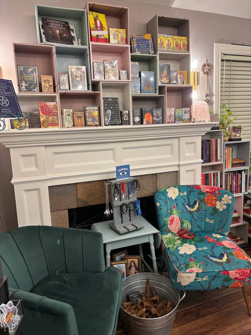 Seating area with arm chairs