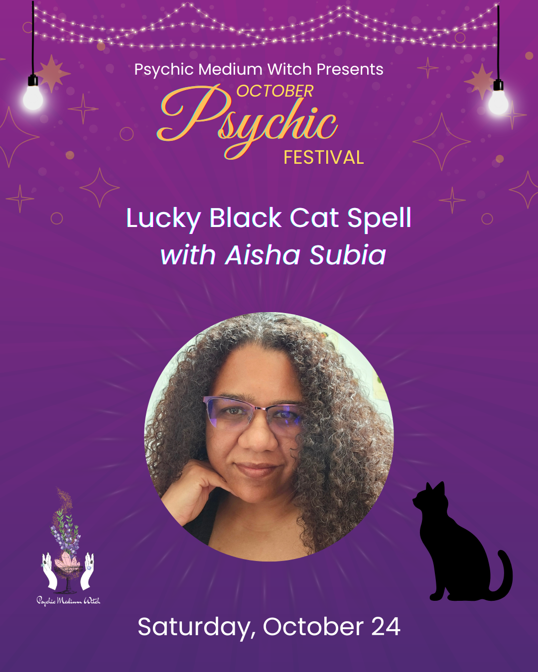 Lucky Black Cat Spell with Aisha Subia