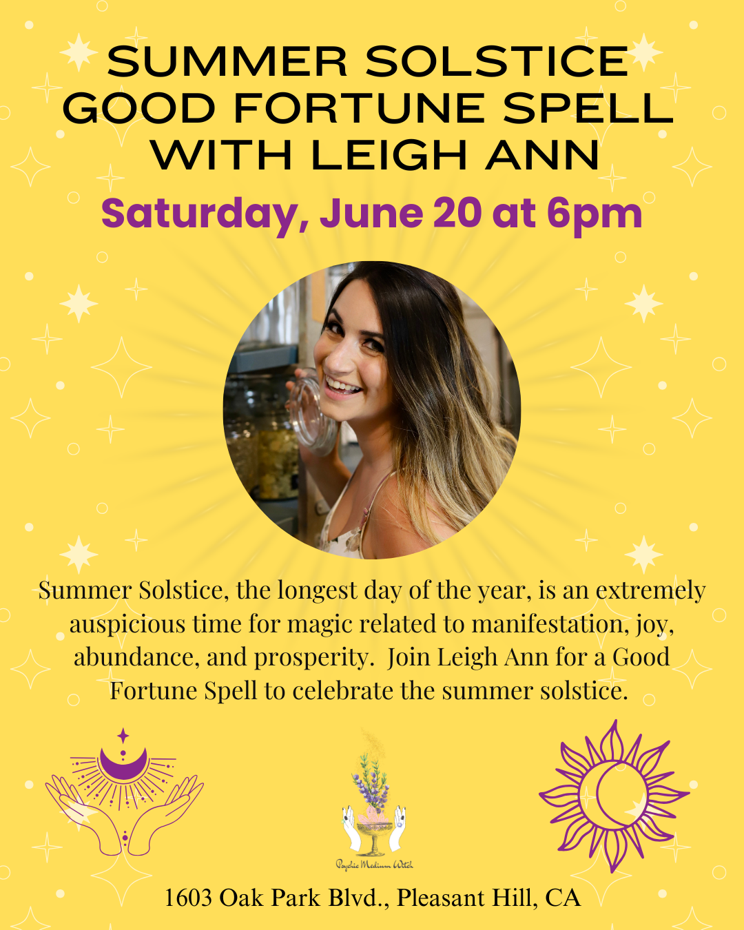 Summer Solstice Good Fortune Spell with Leigh Ann