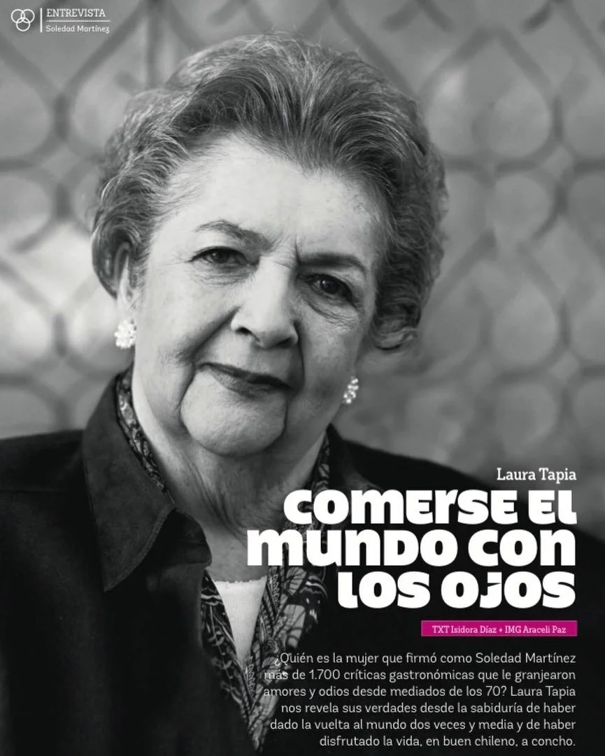 Cuando yo era chica, lo único que leía del Mercurio, aparte de la Zona de Contacto, eran las críticas gastronómicas de Soledad Martínez en la @revistawiken.
Me las devoraba, imaginando los sabores y aromas en cada plato y enrabiándome junto con