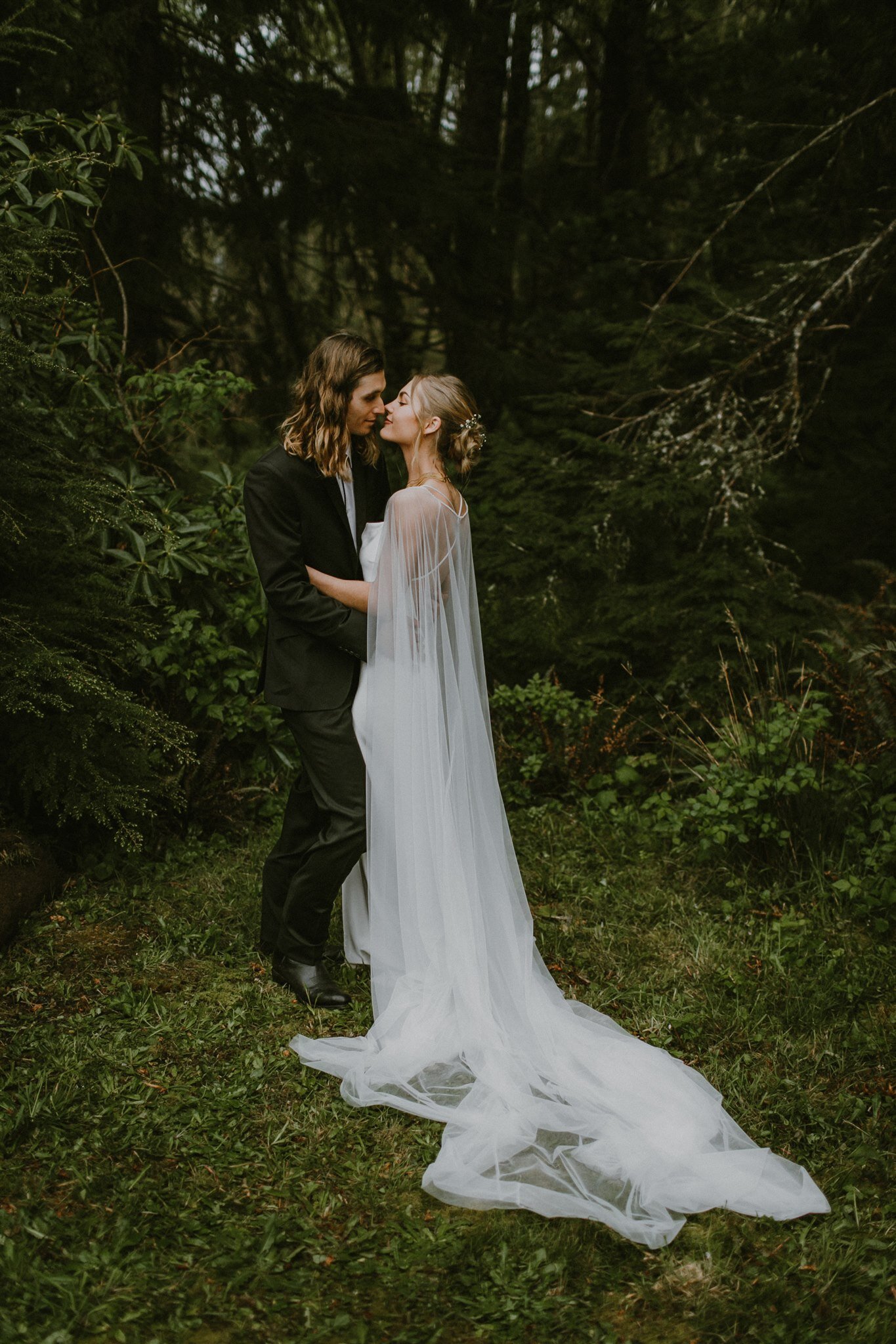  The Label SLOAN Wedding Dress Sarah Jane and Armand Portland, Oregon  