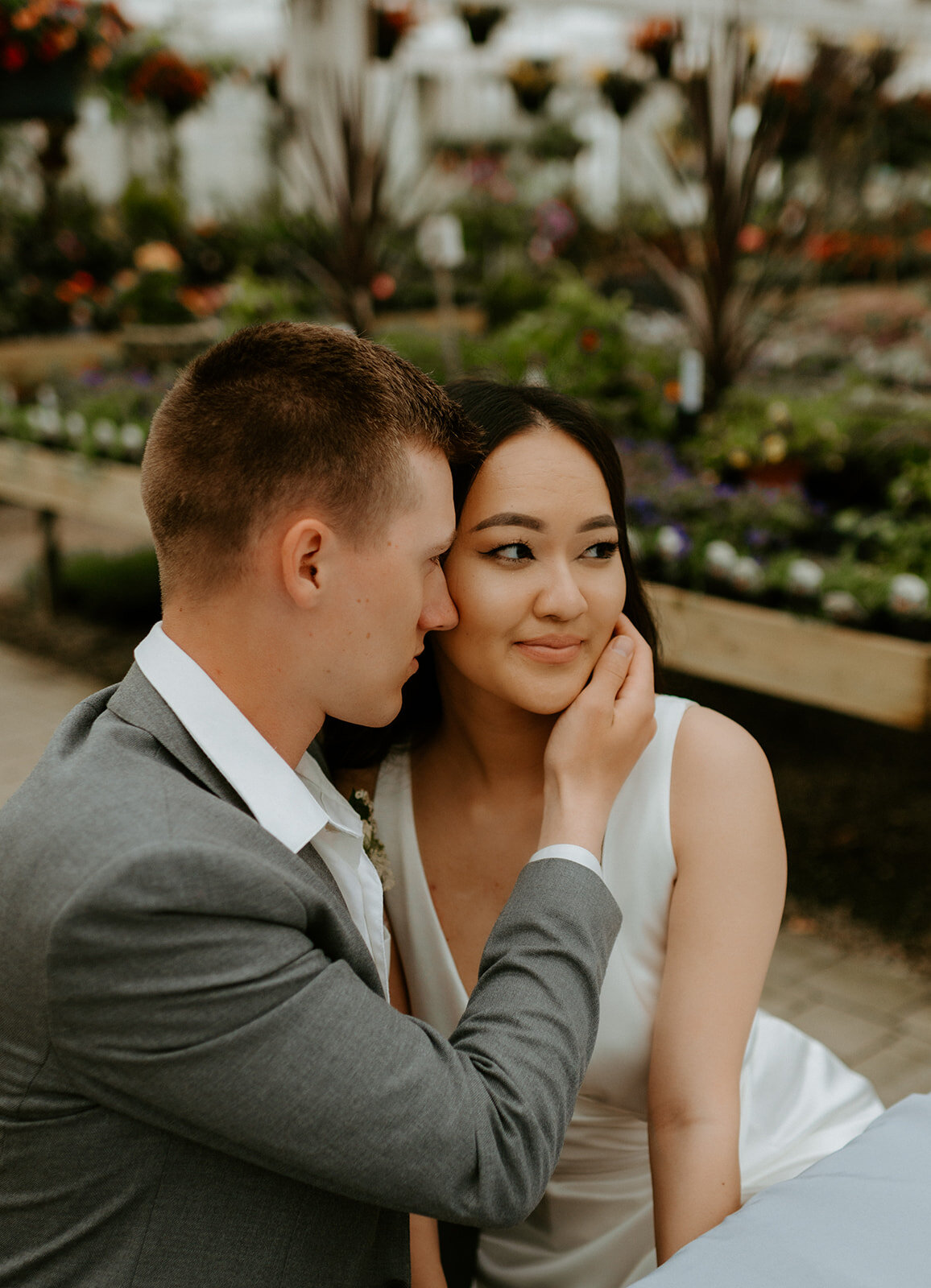  Intimate styled wedding in The Label RAIN wedding gown by a&amp;bé x anna bé bridal shop photographed by Emily Noelle Photography 