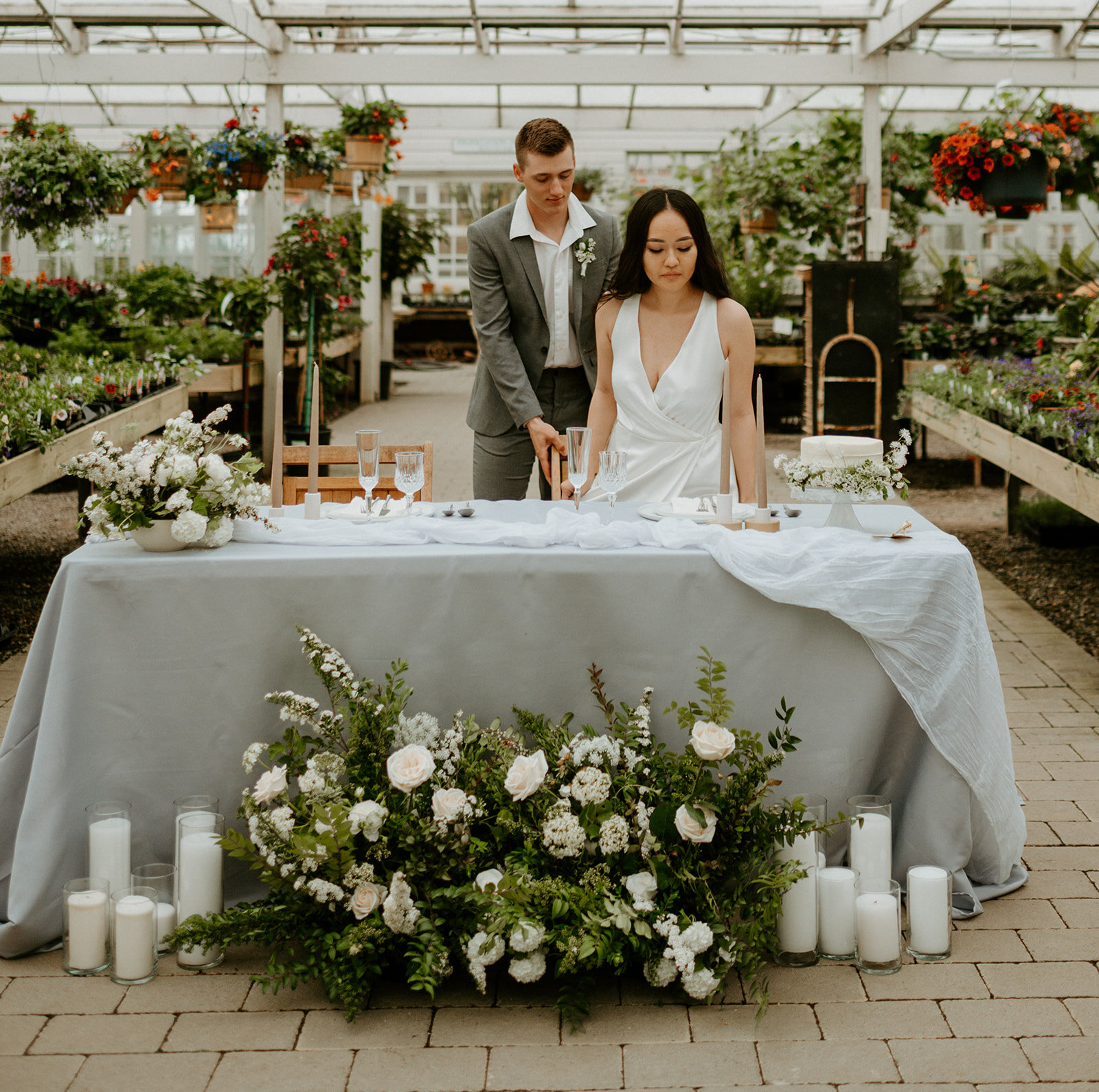  Intimate styled wedding in The Label RAIN wedding gown by a&amp;bé x anna bé bridal shop photographed by Emily Noelle Photography 