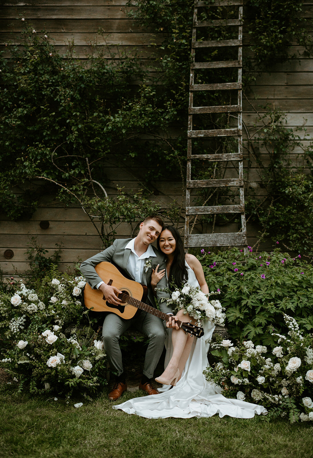  Intimate styled wedding in The Label RAIN wedding gown by a&amp;bé x anna bé bridal shop photographed by Emily Noelle Photography 