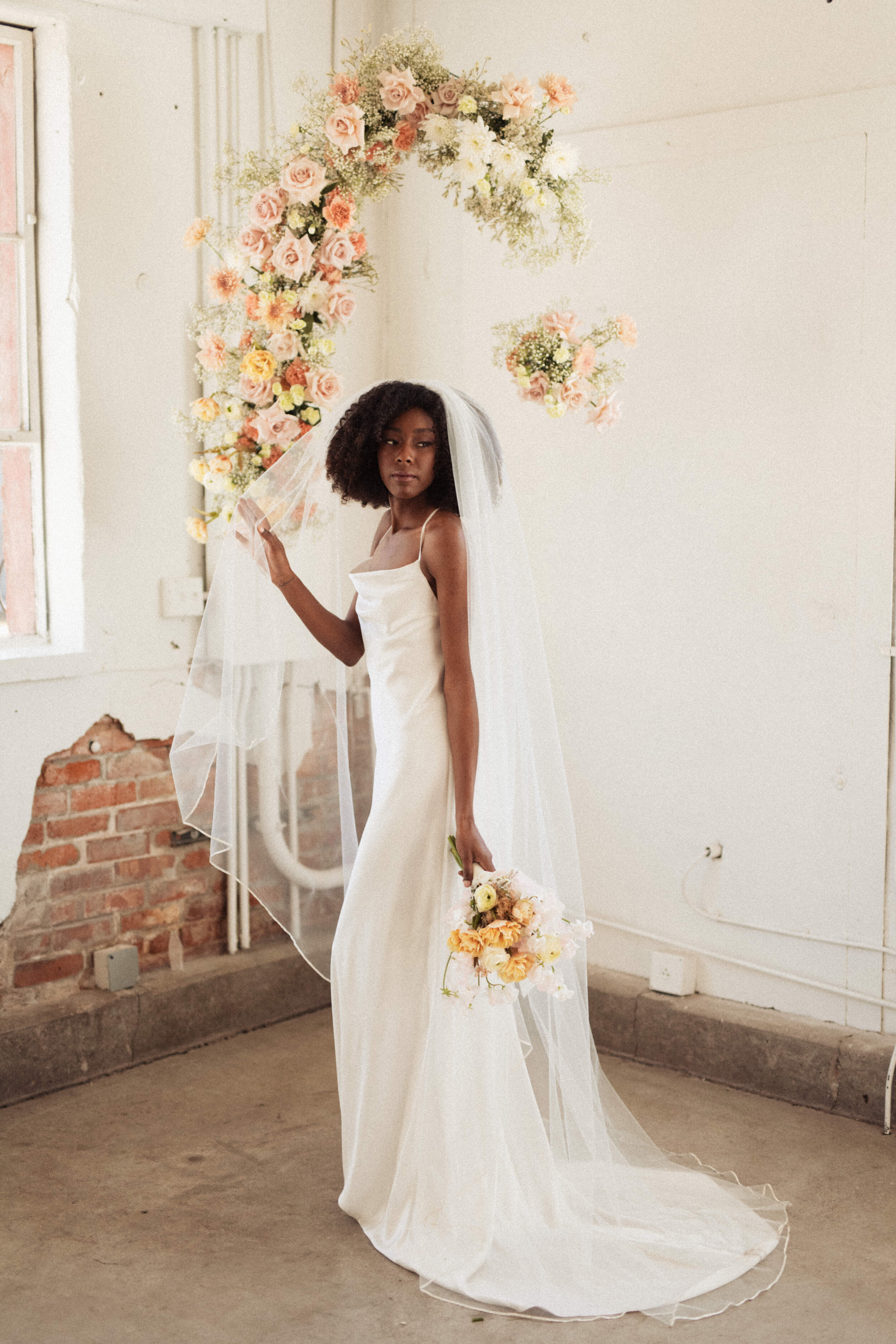  SLOAN wedding dress by The Label modern styled wedding shoot at Blanc Denver 