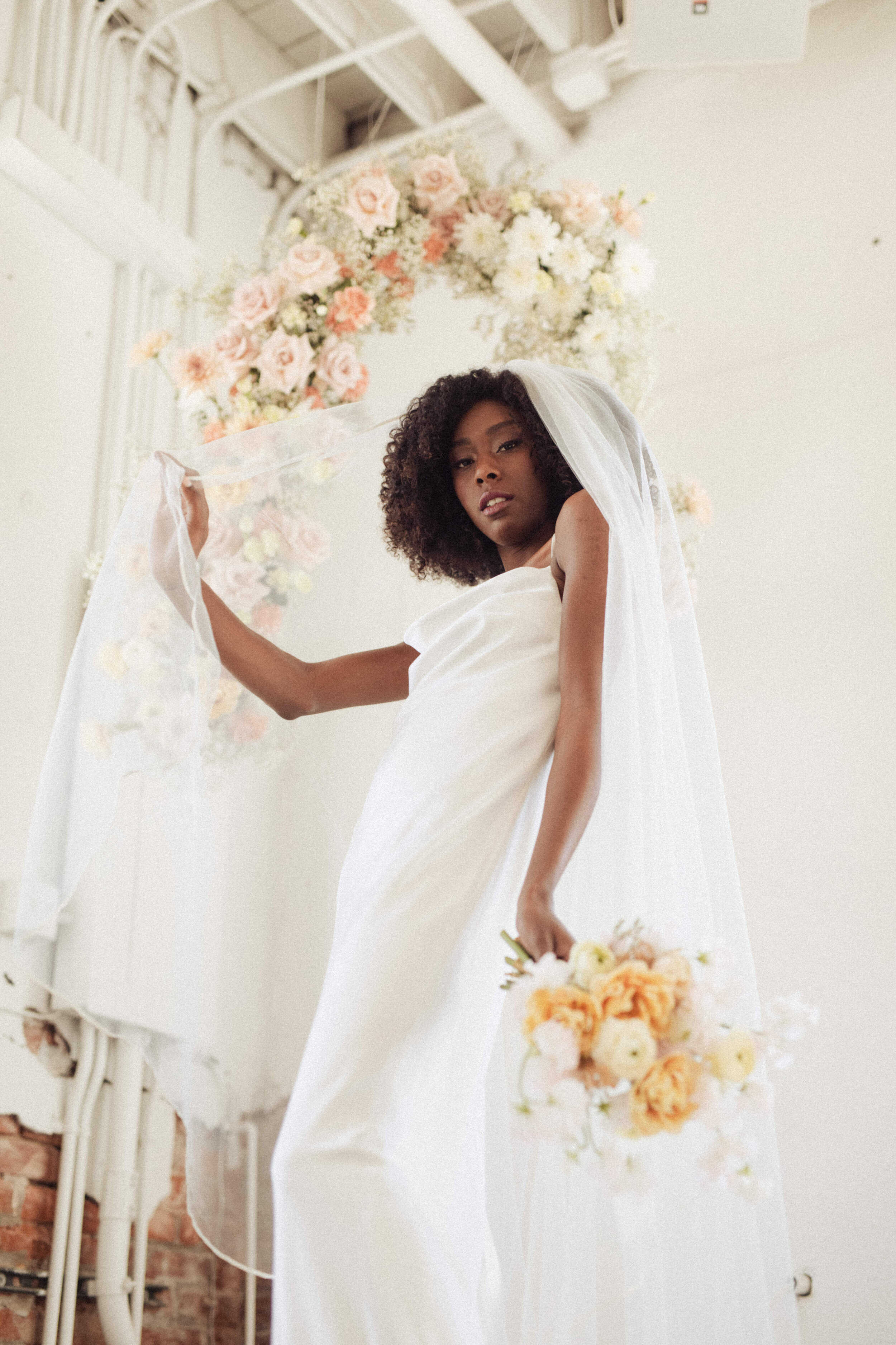  SLOAN wedding dress by The Label modern styled wedding shoot at Blanc Denver 