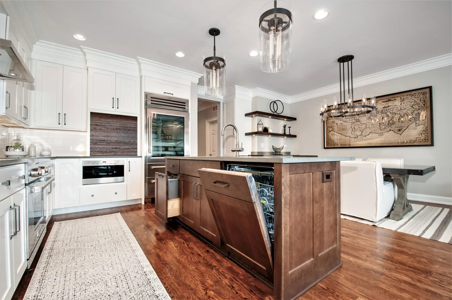 Kitchen project — AAA KHCD Chelsea Designer White Cherry Walnut 4