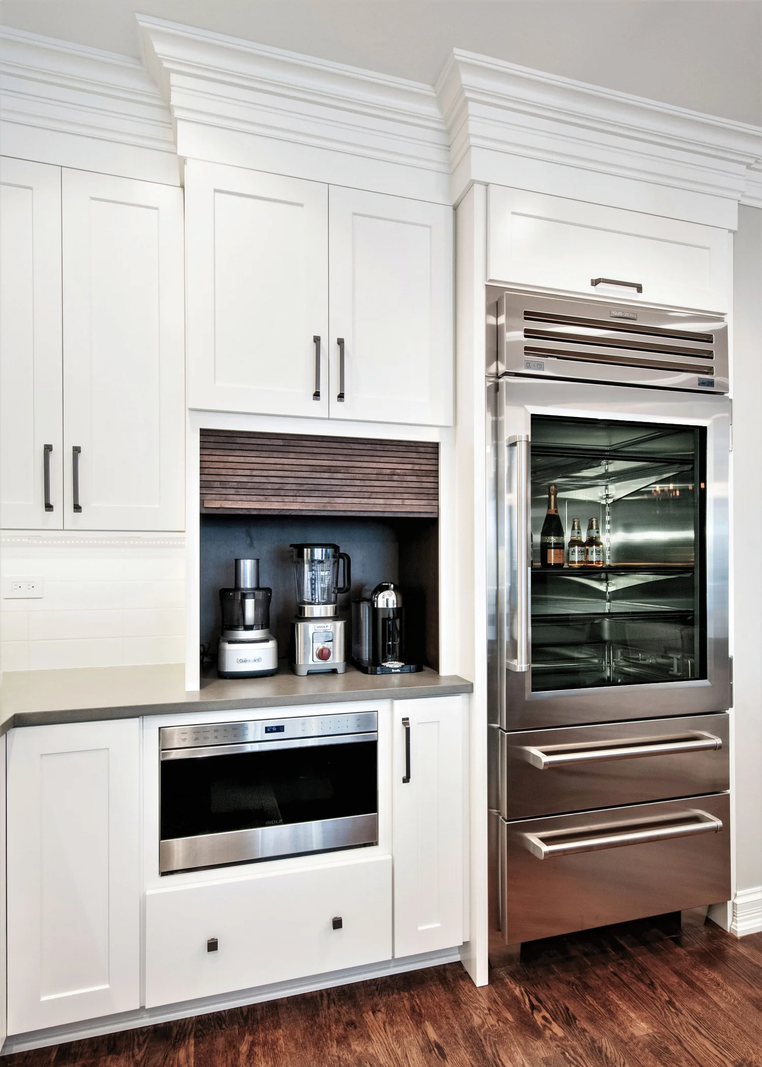 Kitchen project — AAA KHCD Chelsea Designer White Cherry Walnut 3