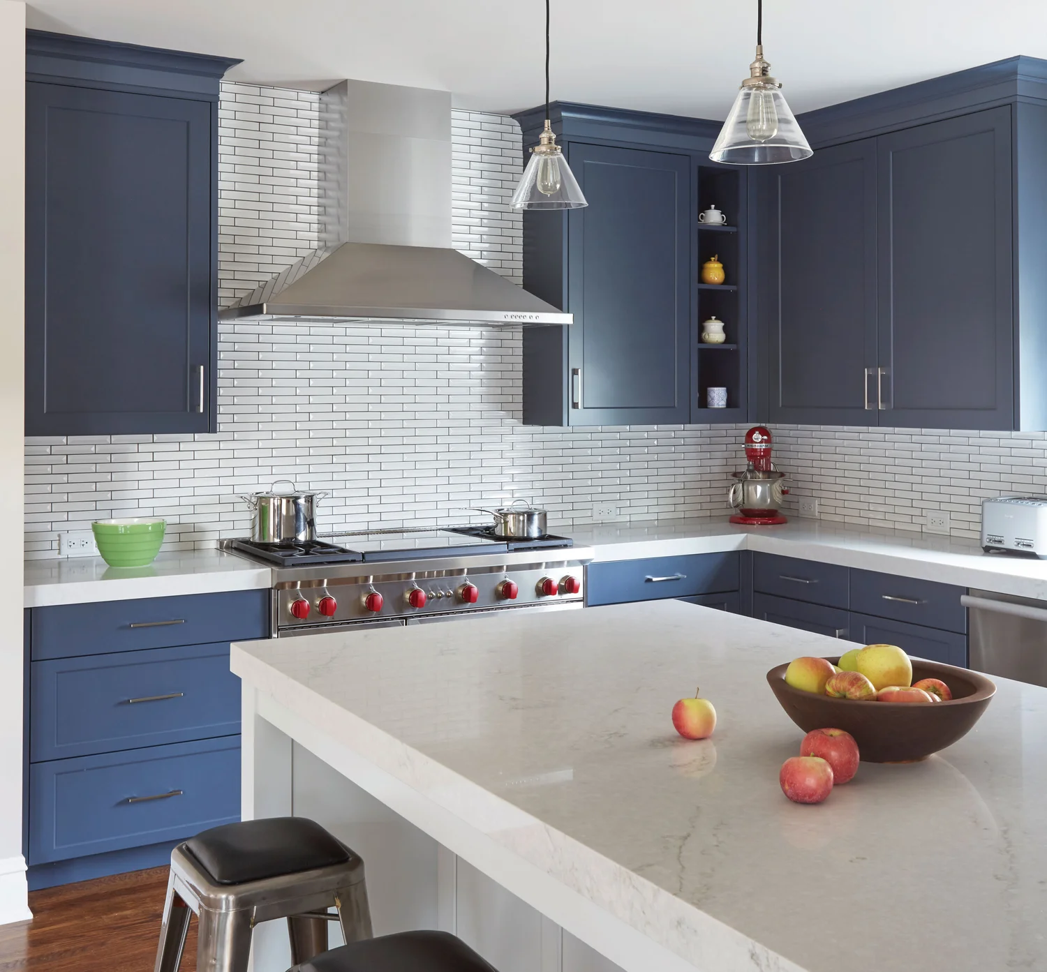 Kitchen project — A Seabrook Hale Navy BM Wickham Gray 2