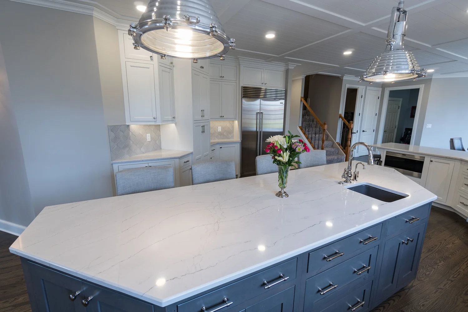 Kitchen project — HDB Charlotte Designer White Seabrook KA Flint 2