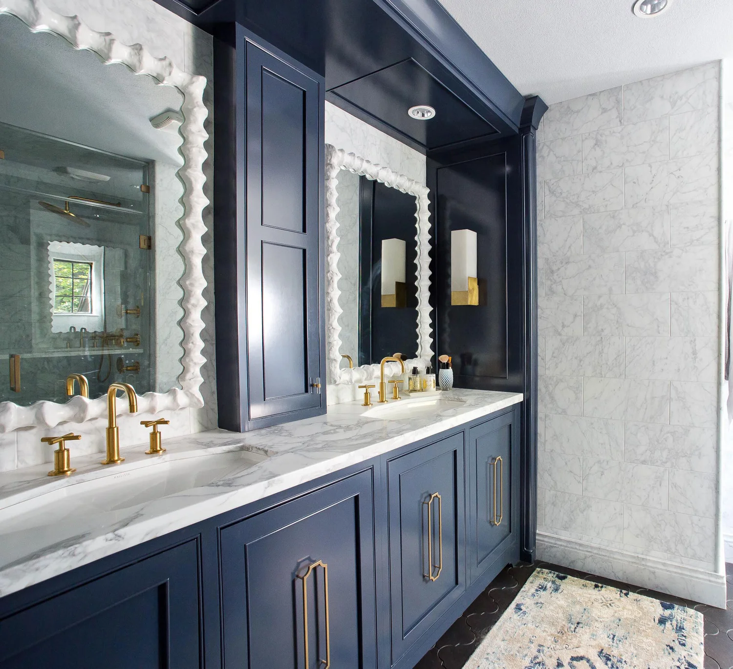 Bathroom project — Naples Hale Navy 2