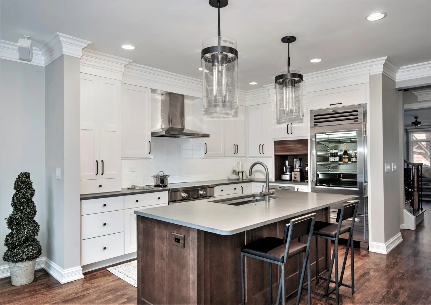Kitchen project — AAA KHCD Chelsea Designer White Cherry Walnut 2