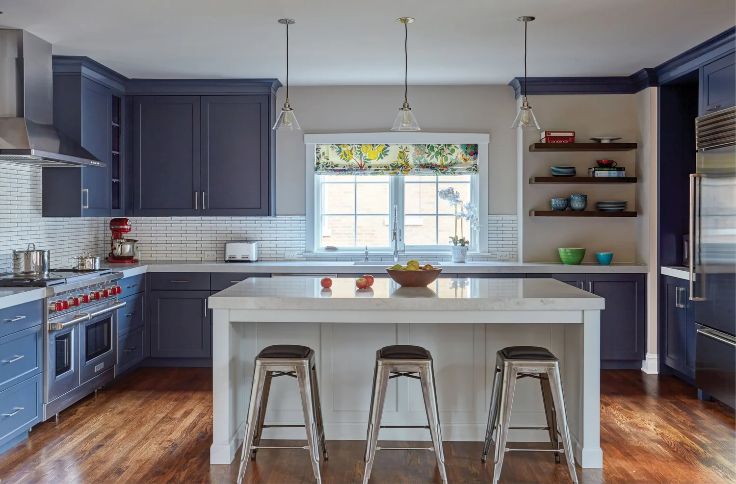 Kitchen project — A Seabrook Hale Navy BM Wickham Gray 1